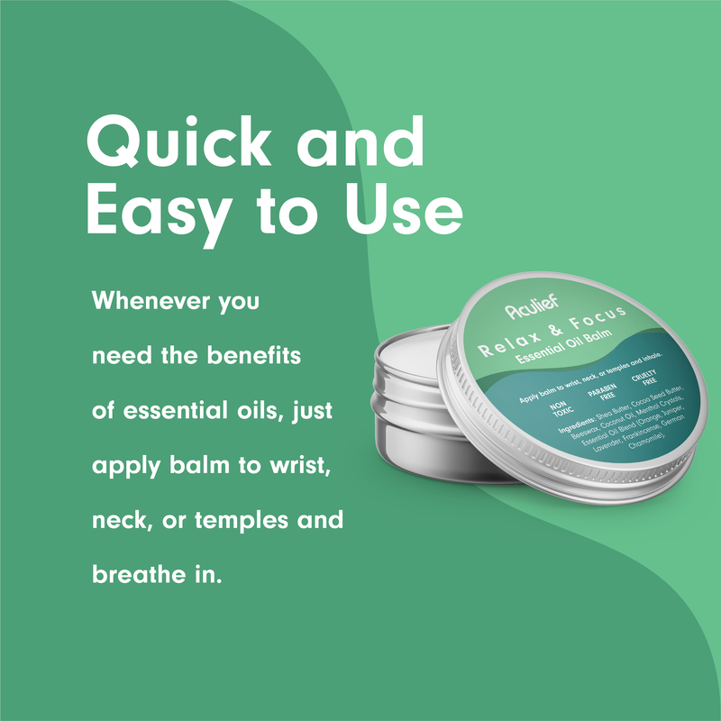 Relax and Focus Essential Oil Balm