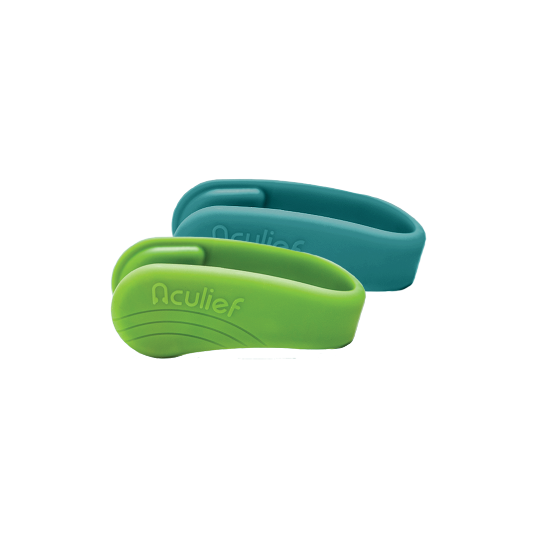 Teal & Green Combo Pack Aculief Wearable Acupressure™
